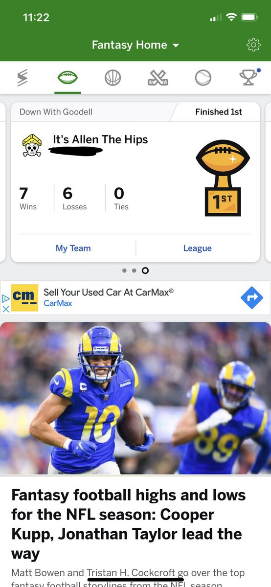 InfamousBets's tweet image. Nothing like sweeping all 3 of your fantasy football leagues for the year 🔥