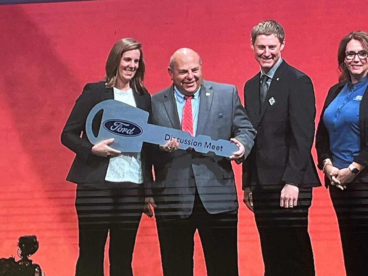 NCFarmBureau's tweet photo. SHE DID IT! @NCFB_YFandR Malarie Thompson has WON the #AFBF22 Discussion Meet! Way to go, Malarie- we’re so proud of you! https://t.co/bKrVLf3Cd2