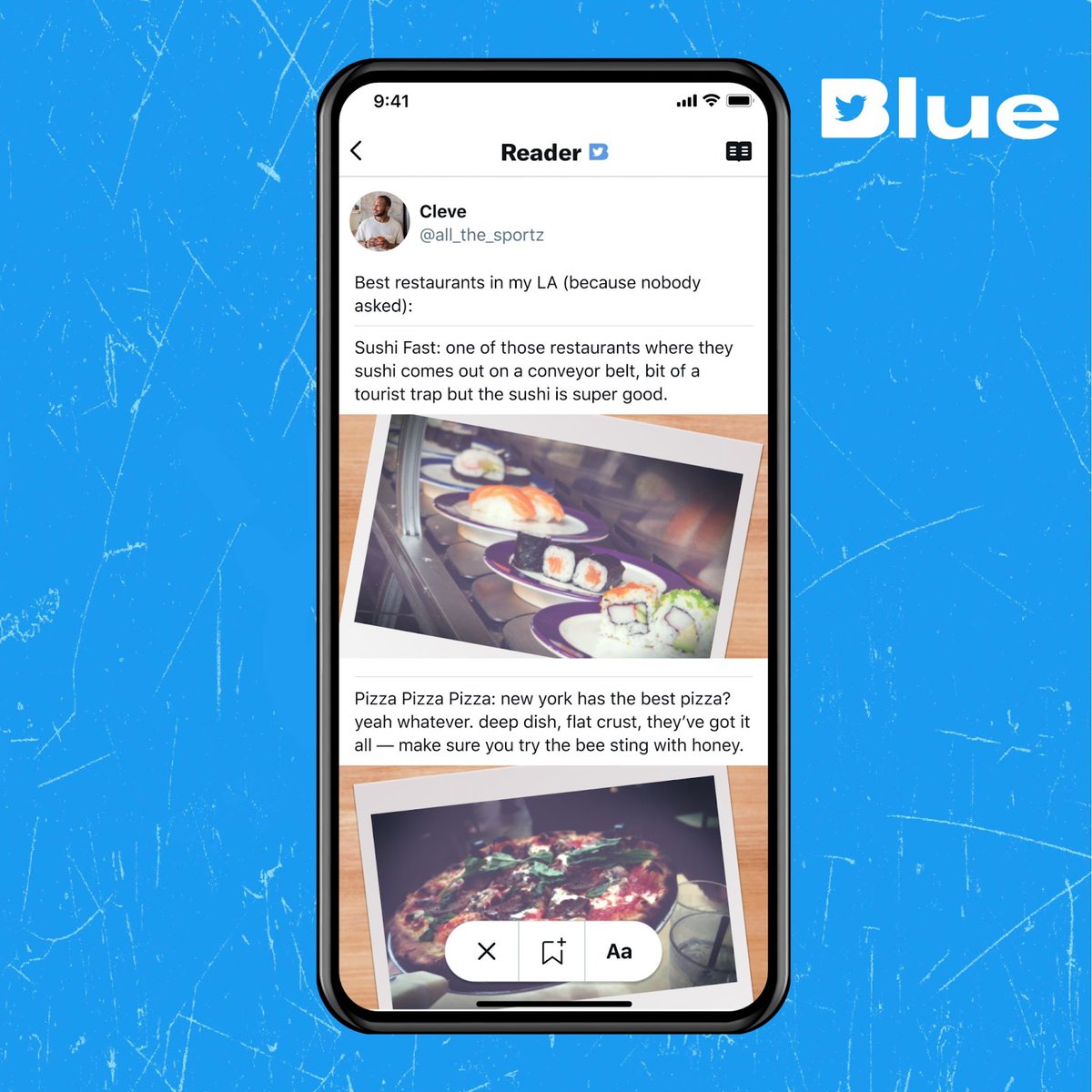 Twitter Blue Twitter Tweet: That little icon at the top? It means you’re using a Twitter Blue feature, such as Top Articles or Reader! https://t.co/vrjdO8ao11