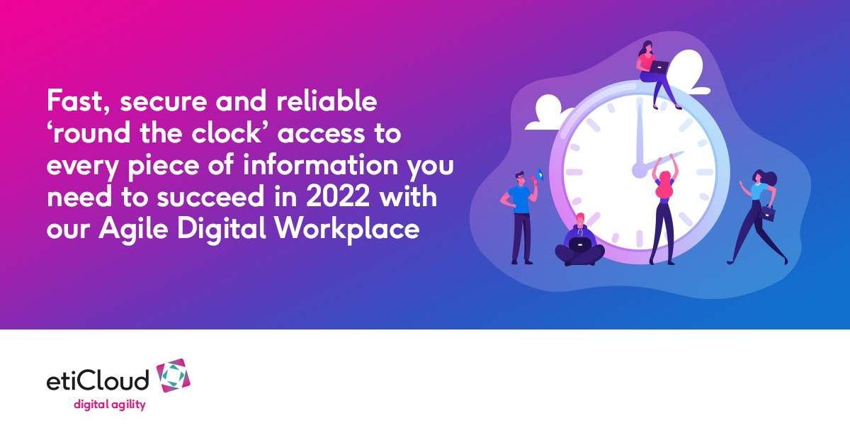 Fast, secure and reliable ‘round the clock’ access to every piece of information you need to succeed in 2022 with our Agile Digital Workplace everythingthatis.cloud/agile-digital-…
