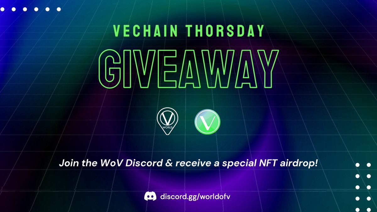worldofv_art's tweet photo. In celebration of the next #VeChainThorsday, we're giving away a special NFT minted by @im_dimneo to everyone joining our Discord community from now until Thursday! 🎉🎉

Entering is easy: 
☑️ Join the server using this link https://t.co/X6KBd7PH8s
☑️ DM @BRT3M to claim your NFT! https://t.co/igJQ4mkPa4
