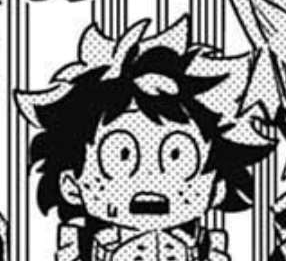TUM Deku is a tiny baby. 