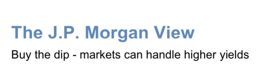 unusual_whales's tweet photo. 🚨BREAKING🚨

$JPM has just literally said, "Buy the dip." https://t.co/SsXrfe7ToC