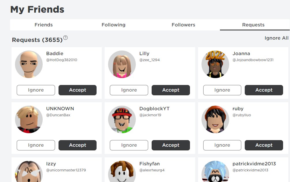 X 上的Bloxy News：「When you receive a friend request, Roblox will now tell you  if you have any mutual friends in common with that person. 👥   / X