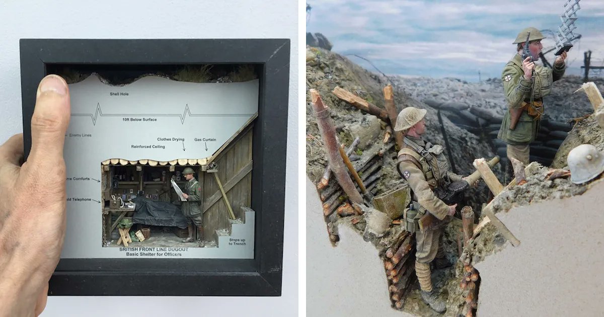 ivlaorg's tweet image. Creator Andy Belsey is known for his detailed models of World War I trench warfare. Now Belsey is authoring a book titled, "Modeling WWI Trench Warfare," where he discusses the process of transforming research into 3D miniature models.
buff.ly/3FPhtV9