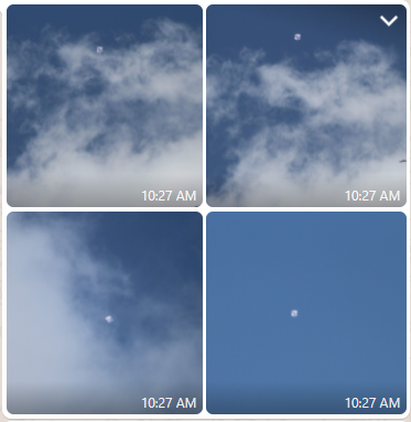 o_ritter's tweet photo. OVNI.  Ayer mi amigo Gianni Tuñon tomo las 4 fotos de la derecha en punta Chame con un lente 600, la foto de la izquierda se tomó desde Cerro Azul, un objeto no identificado más grande que un avión inmóvil por tiempo indefinido... https://t.co/hLdFfaE09q