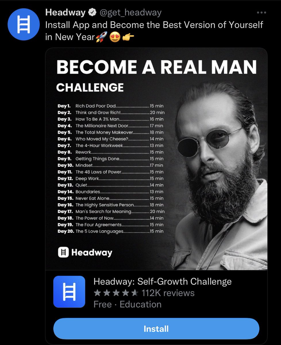 ReddJive's tweet photo. @_Rian_Stone 

Now see. This is a life coach.  Face armor.  Sunglasses.  Test is coming out his pores. 

And he has a clear timetable of when I can become a man. 20 days to manliness. 

Whachyougot? https://t.co/LN0yELQN50