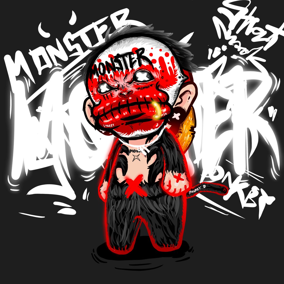 New drop !! 
Streetmask. Monster type.
No.66
Opensea.
opensea.io/assets/streetm…
Discord.
discord.gg/E8AJn7FtEm 

#NFT #NFTCommunity #NFTcollection
#NFTthai #NFTthaiartist #nftcollector
#ETH #OpenseaNFT
#StreetMask #arttoy
#MASK #monster #monkeys