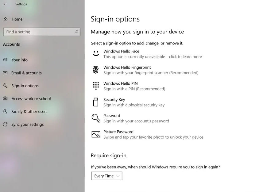 zetaopsec's tweet photo. To set up Windows Sign-in password: 
🔳Start > ⚙Settings > 👤Accounts  > Sign-in options > Choose sign-in method such as Password or PIN
https://t.co/Q6Y11Xut86 https://t.co/tNsHSE9rpa