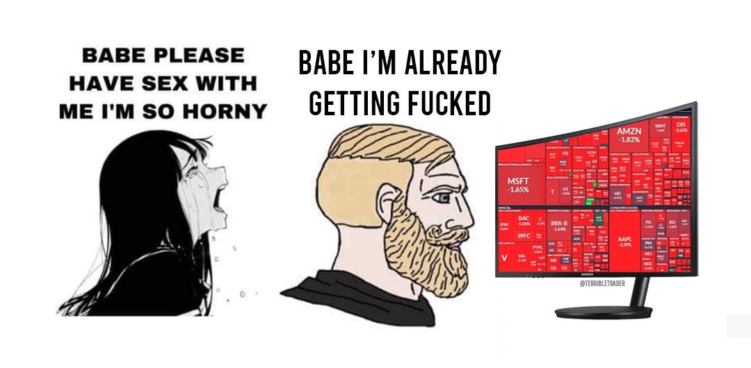 dexipro's tweet photo. 😅 it’s a fcking orgy out there lol 

Stay Strong 💪 

#CryptoNews #Crypto #Bitcoin https://t.co/tppI2akI0m