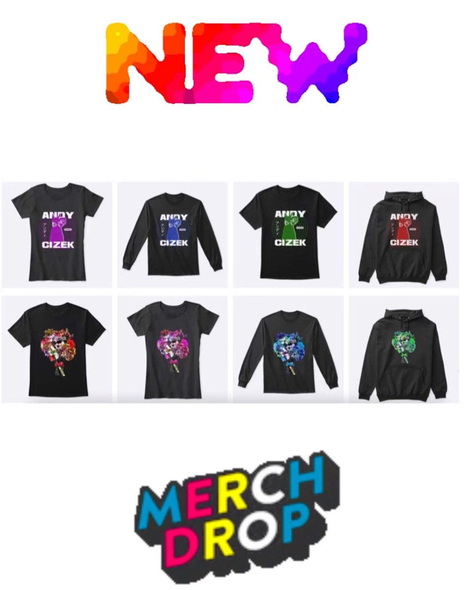 andycizek's tweet image. NEW MERCH!! Head to my store to pick up some brand new items 🤩🔥

Store link: bit.ly/3tepUVR