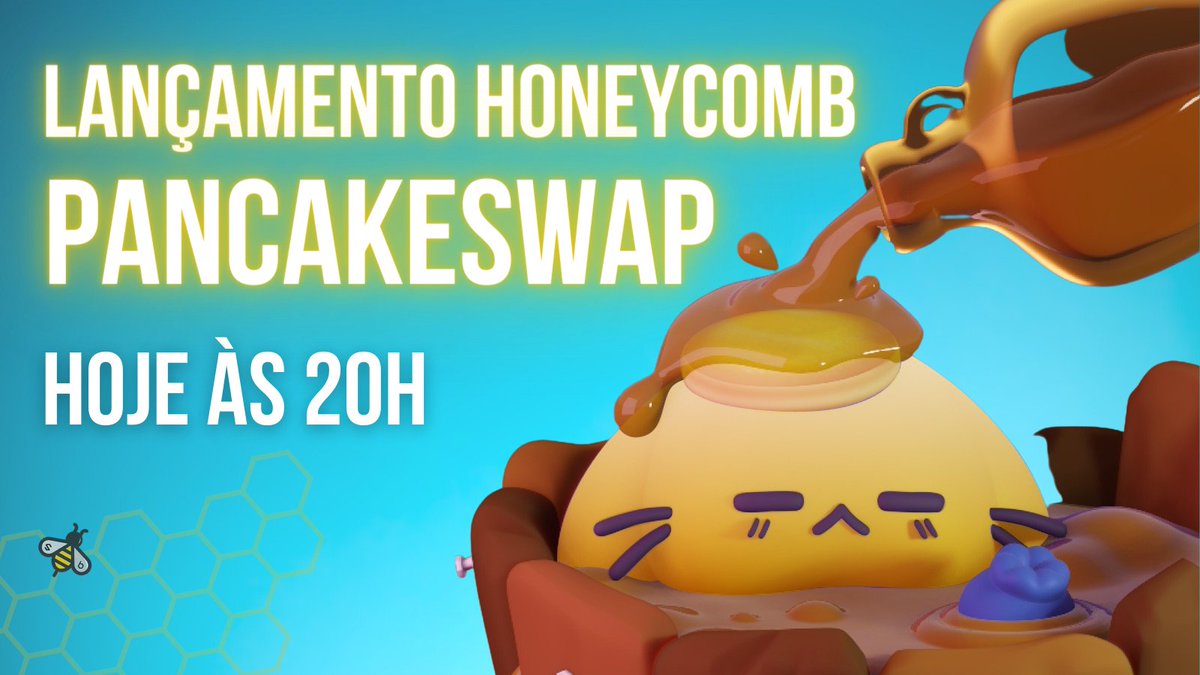 🌼 O lançamento do token HONEYCOMB na PancakeSwap será HOJE às 20h! Não perca tempo!

🐝 O valor de listagem inicial será de $0,024!

🐝 Para dúvidas ou mais informações, entre em contato via DM ou através do nosso telegram: t.me/savebeeBR