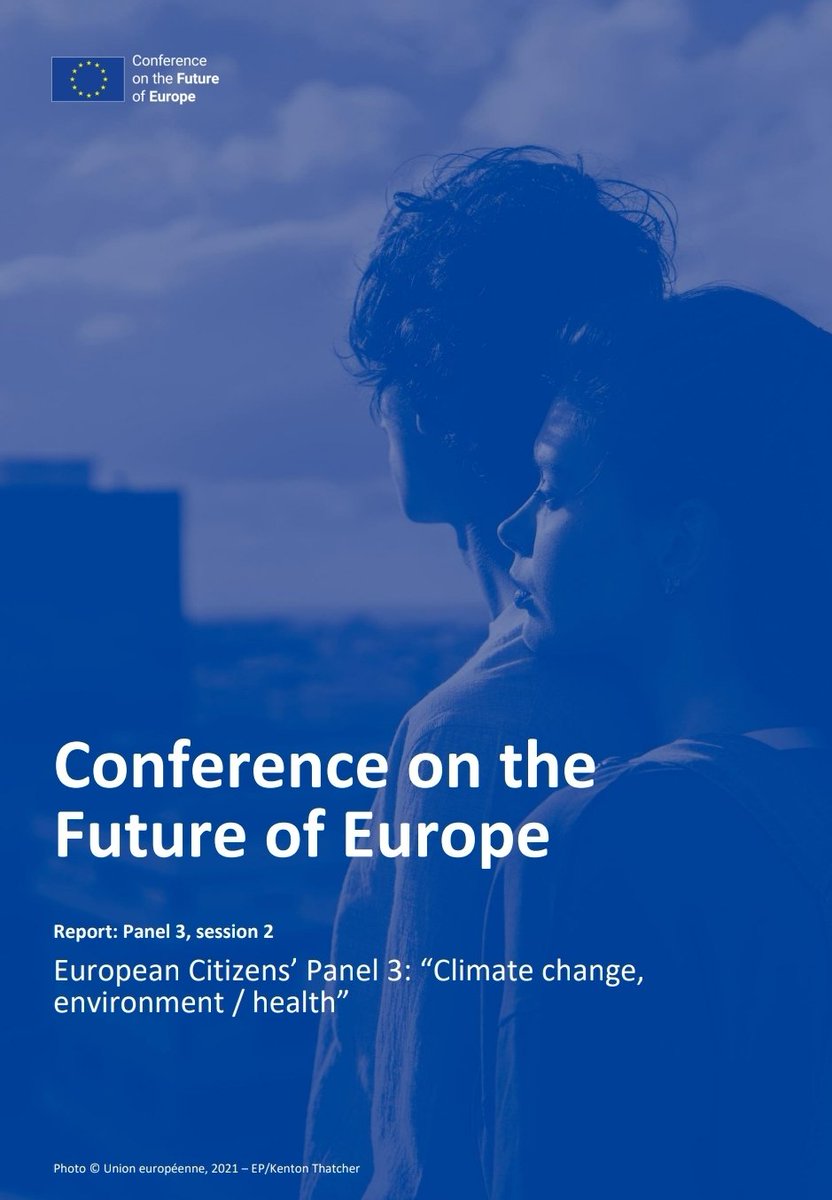 The randomly selected #citizens of the European #CitizensPanel on 
🌱#climatechange
🌍 #environment 
👩‍⚕️#health
have adopted their recommendations for the #FutureofEurope.
👉futureu.europa.eu/rails/active_s…
Willing to contribute? #Haveyoursay ▶️futureu.europa.eu
#TheFutureIsYours