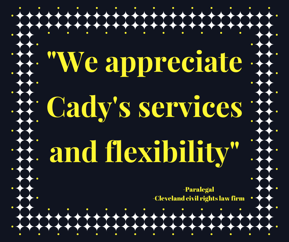 CadyReporting's tweet image. Thank you so much!!  It always feels good for hard work to pay off :)

Have a great week everyone!

#clevelandcourtreporting #coureporters #litigation #litigationsupport