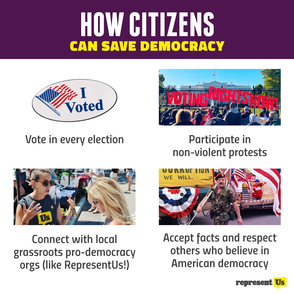 representus's tweet photo. The average American has a huge part to play in saving American democracy. Get involved and get engaged: https://t.co/gtBZu8yYZF

Source: https://t.co/zirXKeP5az https://t.co/3HabQdRgS2
