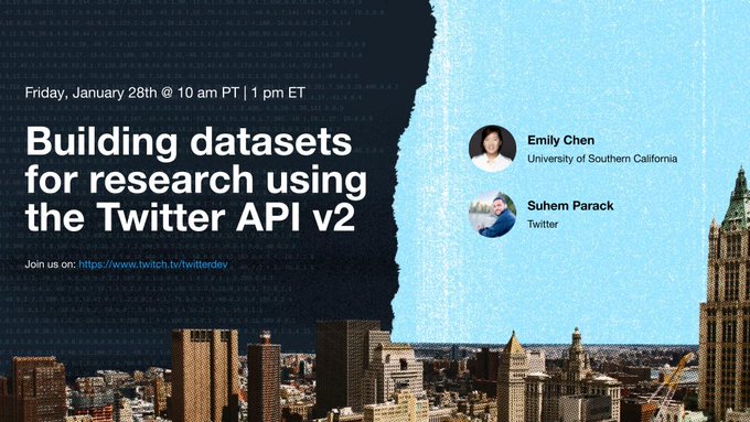 Students &amp; Researchers 🚨 Join us on January 28th for our livestream on https://t.co/GrtBOXh5Y1  @suhemparack<a href="/tag/twitterapi"class="tags"><span>#twitterapi</span></a>