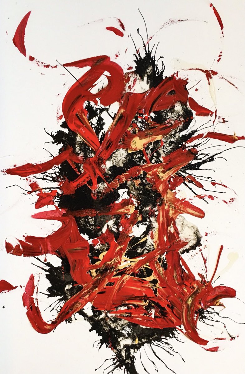 My painting Courage was originally named Street Fight - probably having to do with my affinity for martial arts.  It was also the first painting I did on a large canvas five years ago.  Dropping as an NFT soon!  #nftart #nftartist #nft #cryptoart 

opensea.io/LisaLedsonArt