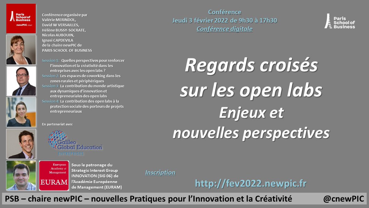 Conférence digitale le 3 février 2022 sur les #openlabs 1e table ronde: renforcer #innovation et #creativité dans les entreprises avec #openlabs avec @tuba_lyon <a href="/SEBGroup/">SEB</a> <a href="/Rudy_Cambier/">Rudy Cambier</a> @LIBERTE_LL <a href="/MichaelOffredi/">michael offredi</a> <a href="/TotalEnergies/">TotalEnergies</a> 
Lien pour inscription: fev2022.newpic.fr
