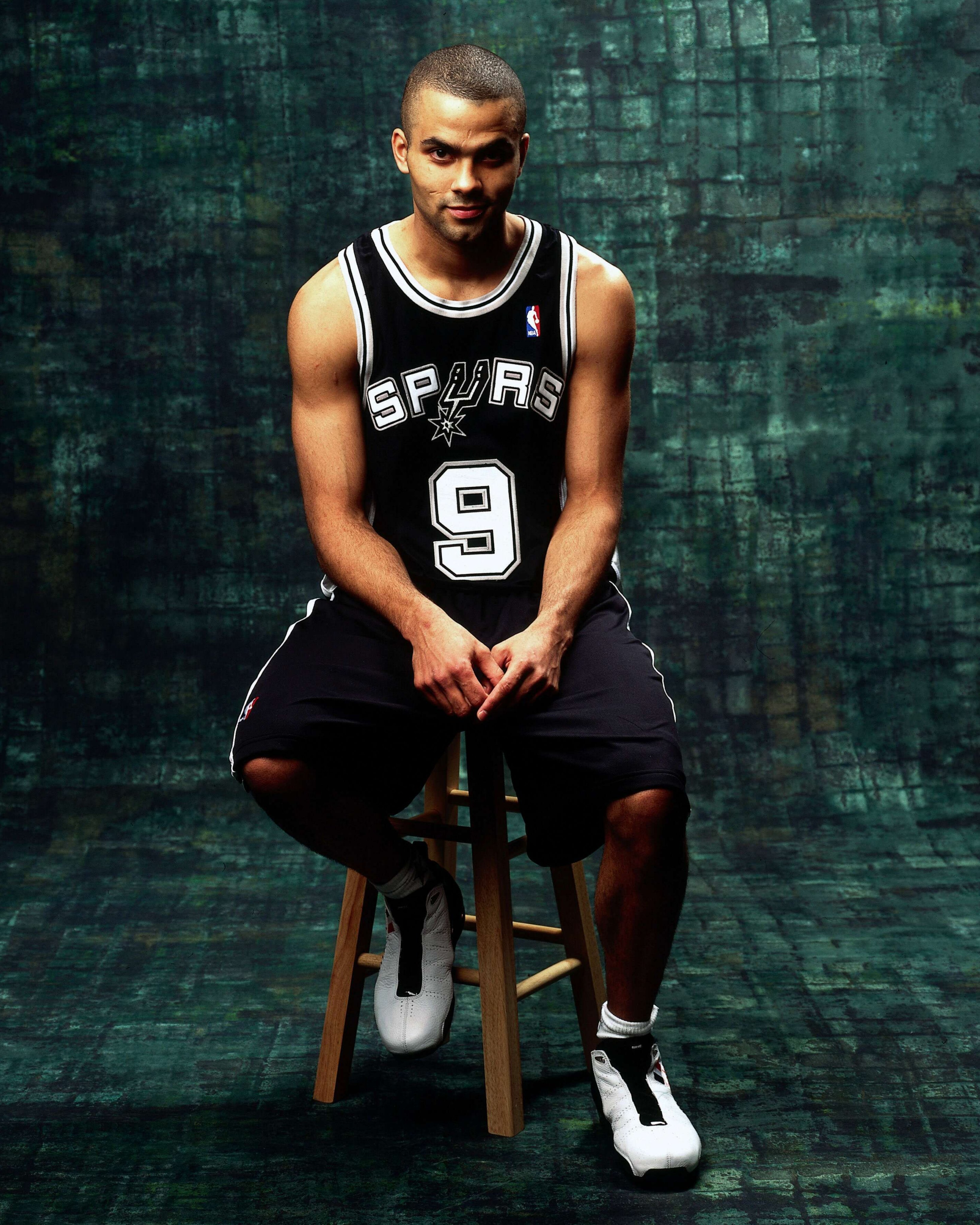 Mitchell & Ness Crowned Tee San Antonio Spurs Tony Parker