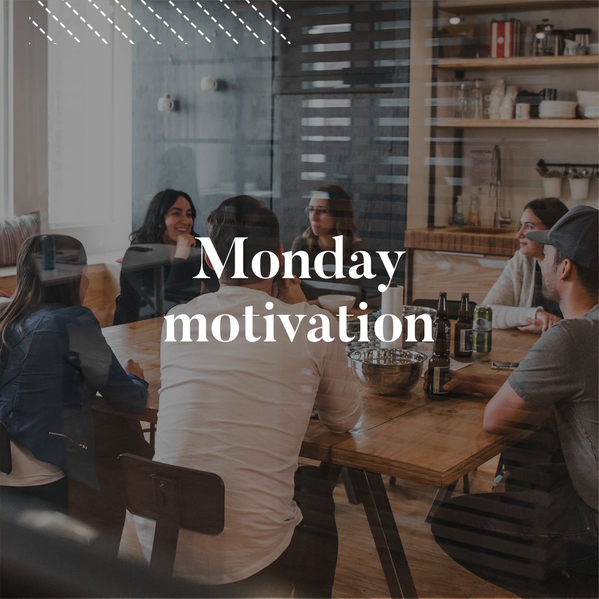 ⏰ It's #MotivationMonday! Our day at Chatterson starts off with our 8:46 meeting where we connect to outline our to-do’s, share Big Wins, and share what we’re grateful for. Then, we outline our weekly items with our Traffic Meeting. This sets our team up for a week of success!