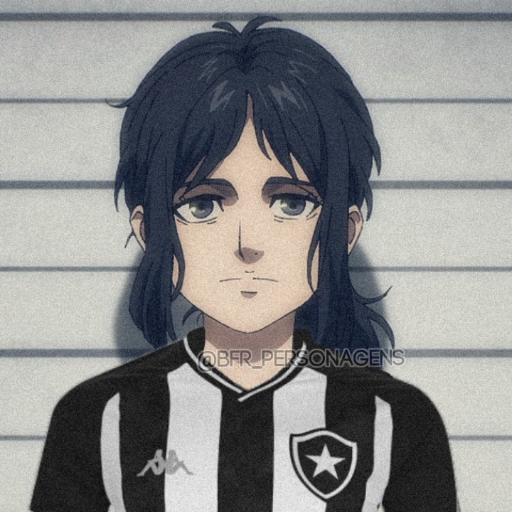 Personagens usando camisa do Botafogo - Personagem: Edward Elric