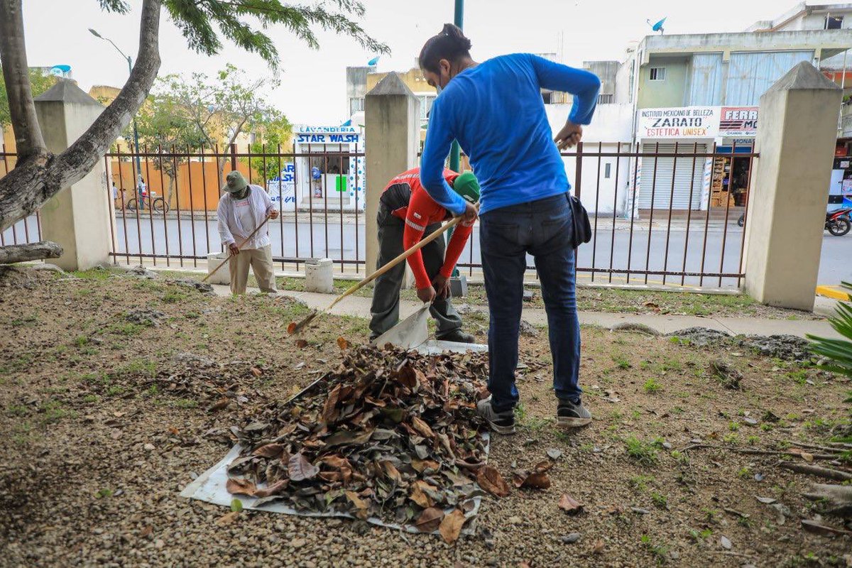 LiliCamposM's tweet photo. Rehabilitamos el 3er parque de Villas del Sol con trabajos de poda, barrido y pintura. #UnaObraPorDía hemos puesto fin al abandono de los espacios públicos, para devolverle a las y los solidarenses una ciudad digna. #RenovamosParaCrecer https://t.co/XuX2aqddyX