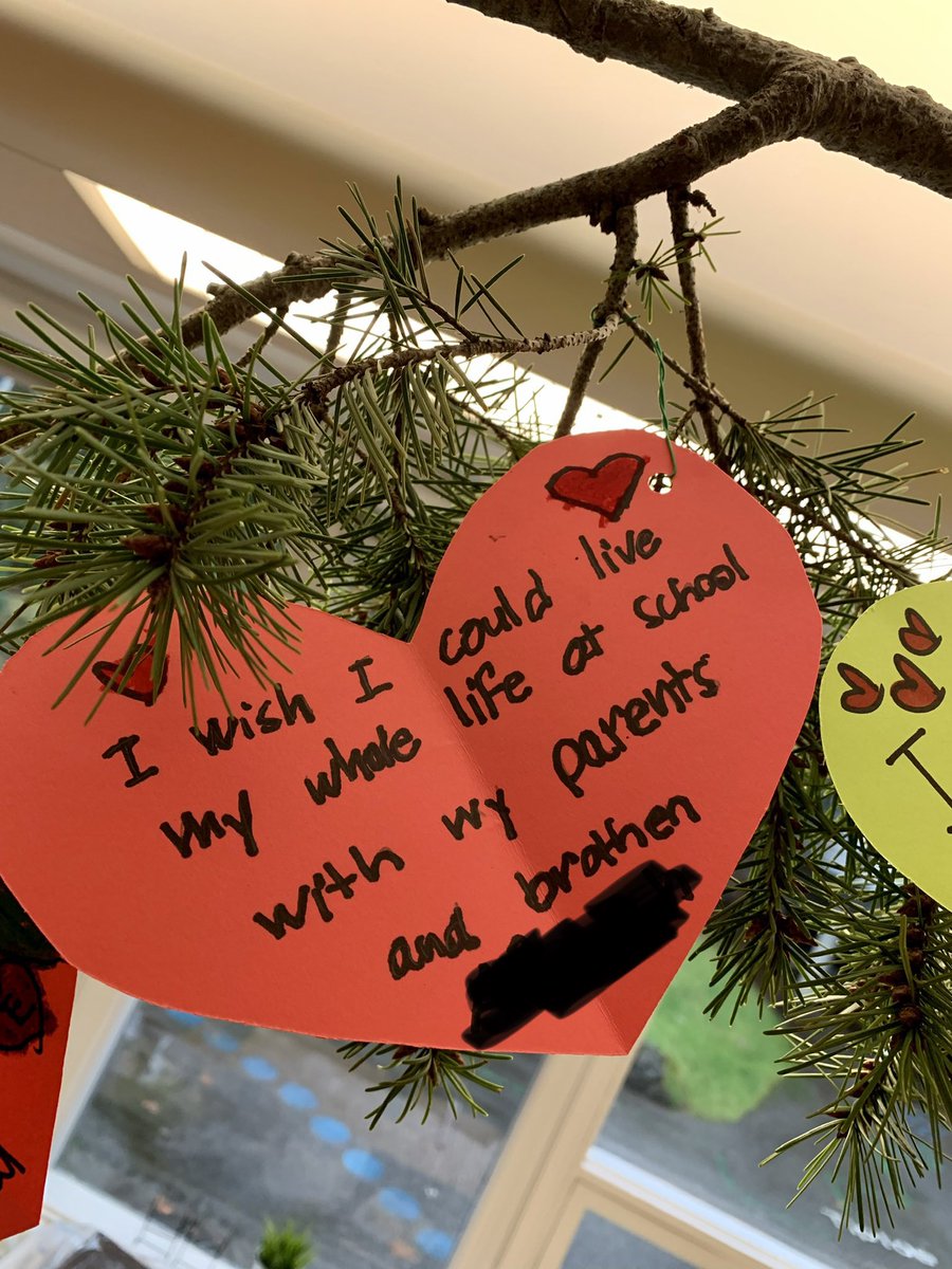 What is your wish for 2022? Inspired by <a href="/MrsMacsKinders/">Mrs. Mac's Kinders</a> and The Wish Tree, there were so many thoughtful responses. This one though 😭. It really brings into focus the importance of school in the lives of our littles. We must be doing something right <a href="/CaulfeildSchool/">Caulfeild School</a>