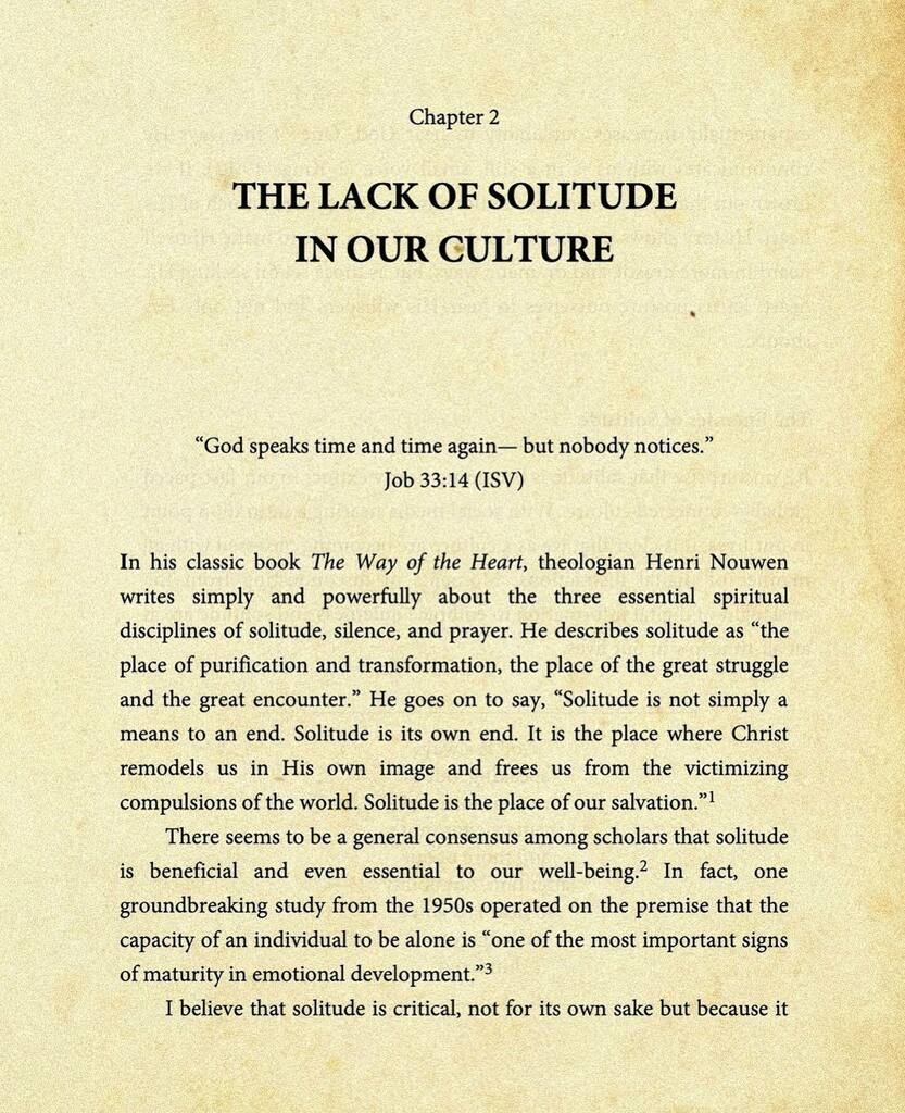 justinrizzmusic's tweet image. “Solitude is not simply a means to an end. Solitude is its own end. It’s the place where Christ remodels us in His own image and frees us from the victimizing compulsions of the world.”

[Link in bio] 

ift.tt/3genCyI 

#EmptyRooms 
#EmptyRooms… instagr.am/p/CYkWafXldEj/