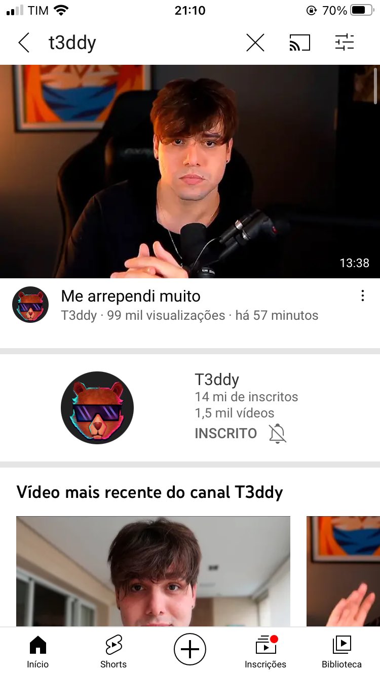 meme quando o t3ddy vê o t3ddy careca 