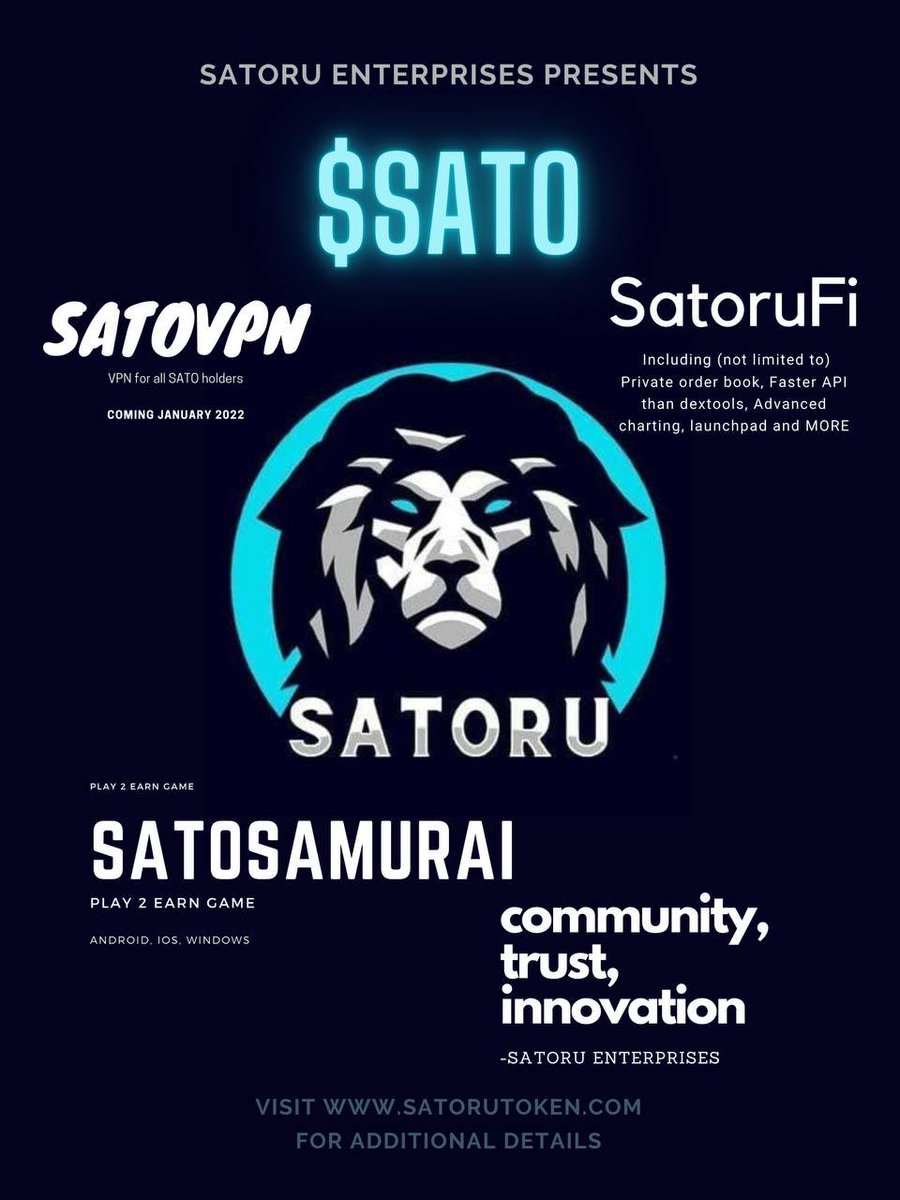 vdBerkNatje's tweet photo. @WatcherGuru #SATO 🚀🚀 https://t.co/d8E4OkK6sl