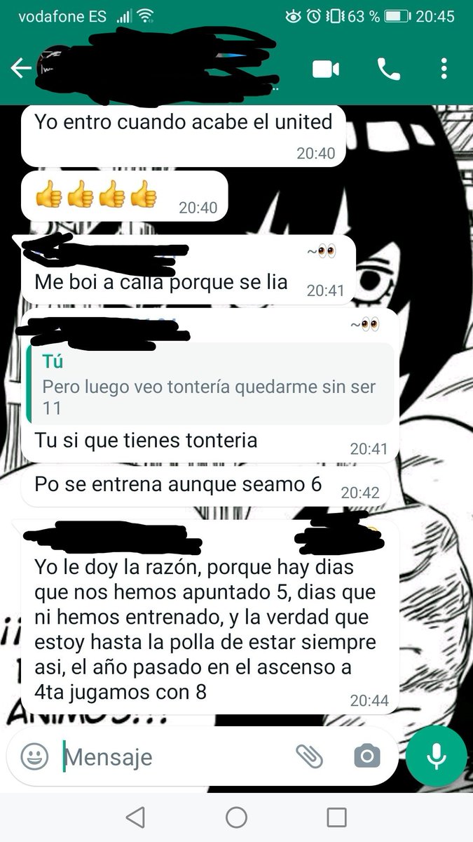 Le mandé un correo a <a href="/VFOspain/">VFO España</a> contándoles mi situación y me contestan diciéndome que como en mi equipo hay suficiente gente inscrita deciden no hacer nada. Mientras tanto en el grupo de whatssap....

GENTE INSCRITA NO ES IGUAL A GENTE ACTIVA #FreeSawy🙌