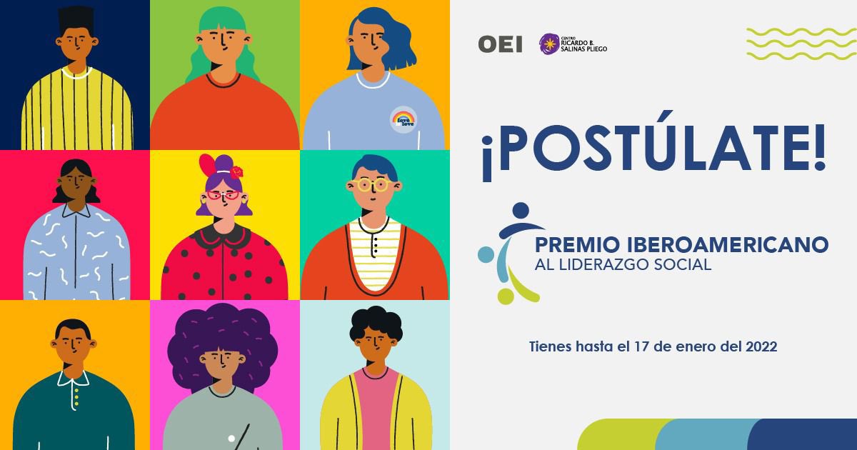 Tú puedes ser quien gane el Premio Iberoamericano al Liderazgo Social. ¡El <a href="/CentroRSalinas/">Centro Ricardo B. Salinas Pliego</a> y @EspacioOEI te estan buscando! 🔍
Participa en la convocatoria.
Conoce los detalles aquí: 🔗bit.ly/39N7mRM
Tienes hasta el 17 de enero.
