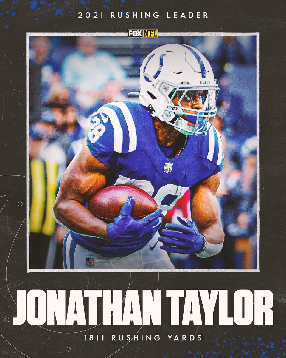 NFLonFOX's tweet photo. Your 2021 rushing leader: @Colts RB @JayT23💪 https://t.co/qpXLKLkVnK