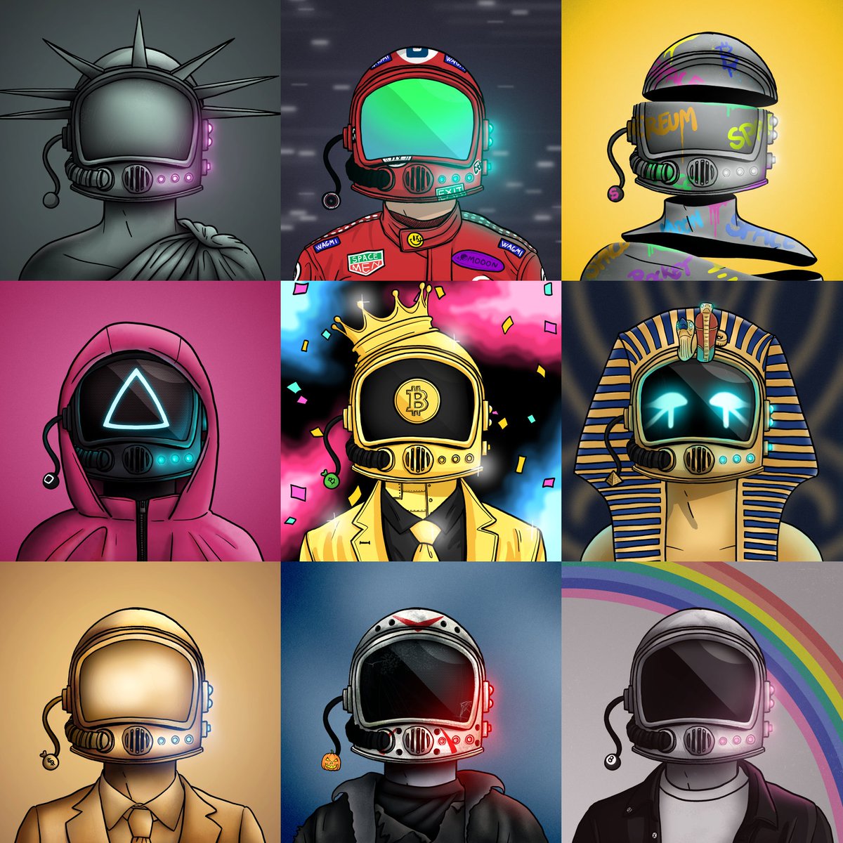 NftSpacemen's tweet photo. @LegendNFT__ Check out The Spacemen 👨‍🚀

The Spacemen is a 1/1 hand drawn NFT collection of uniqe Asteonauts exploring the blockchain ✨

🟣 Discord: https://t.co/li18axOudb
⚪ Opensea: https://t.co/FU3jVXIupF https://t.co/Fy8s8y8fCh