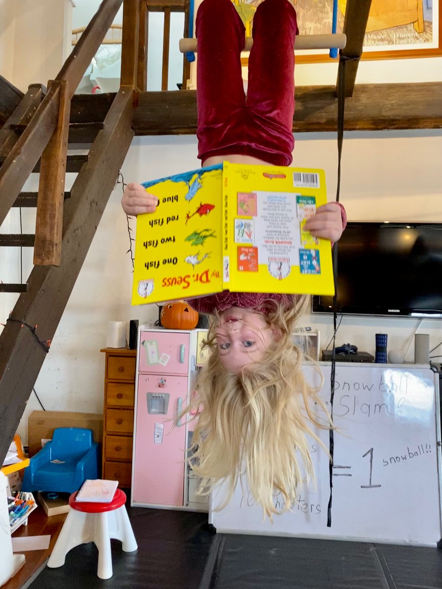 SalemSchoolsk12's tweet image. Wondering who won the snow day challenge?
Here it is. This is Maya Delman from Carlton's P2 class getting a new perspective on Dr. Suess. Congrats! Thank you to all who participated. It was hard to choose from all the great photos. See all: salemk12.org/snow-day-chall…