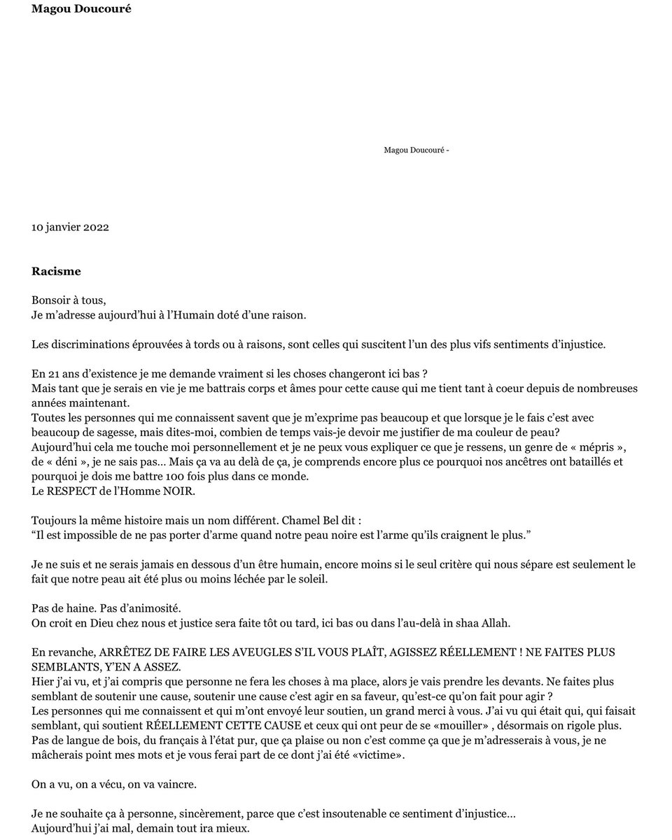 Magou Doucouré tweet media