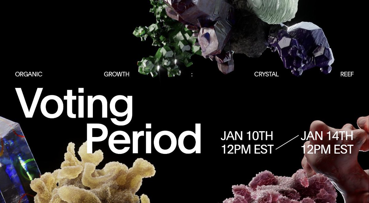 ogdotart's tweet photo. 🚨Steering Committee of OG:Crystals 

💥The voting starts today at
https://t.co/i3Se8ugjZY
🙏🏻This is really important for the #OGCRcommunity

🔥The committee will be in charge of the deployment of #NFTcommunity fund assets &amp; development protocol around elevating topics

Vote now! https://t.co/9lnyj4CTxd