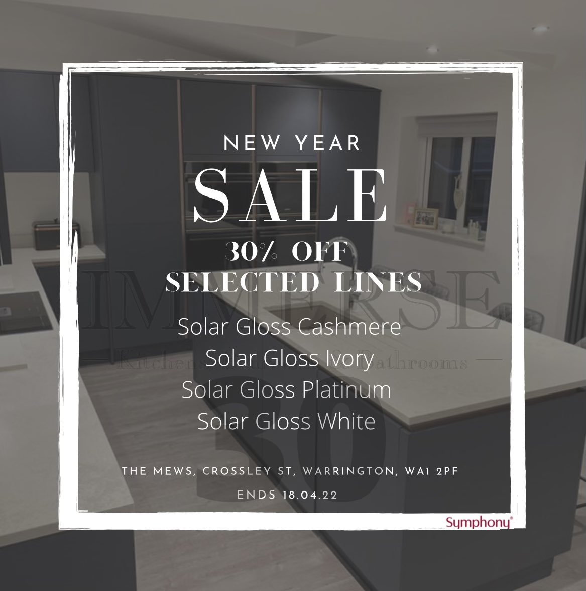 @Immersekbb kitchen and fitted bedroom furniture New Year sale now live. Come get your new dream kitchen and bedroom designed exactly how you’d like. 😊