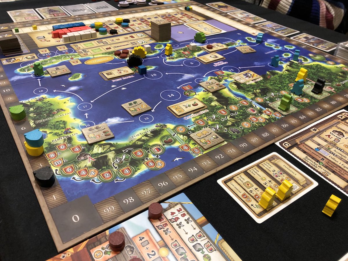 1⃣9⃣ 😁samedi 8/12 #j2s #wargame
⛵️Maracaibo <a href="/SuperMeeple/">SuperMeeple</a>
⚔️Clank! <a href="/PlayRenegade/">Renegade Game Studios</a>
🐏Isle of Skye <a href="/mayfairgames/">Mayfair Games</a> <a href="/lookoutspiele/">Lookout Spiele</a>
🛡️Barony <a href="/EditionsMatagot/">Matagot</a>  
💣Labyrinth <a href="/gmtgames/">GMT Games</a> 
🪴Amyitis #YstariGames

ludophiles.fr/maracaibo-amyi…