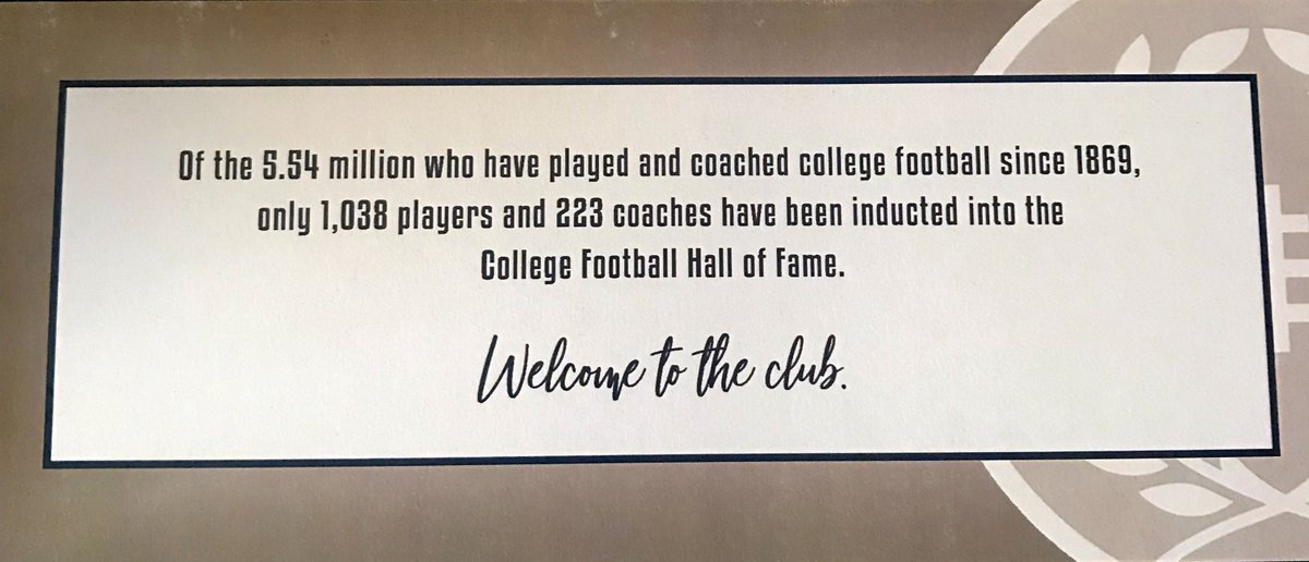 Only 0.02% of college football's players and coaches can claim the honor of being named into the College Football Hall of Fame.

Welcome to the club, Billy J. Murphy!

#GoTigersGo | #ALLIN