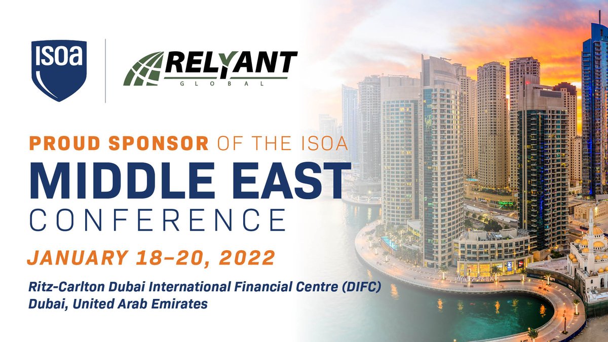 GoRELYANT's tweet photo. 8 more days until the @StabilityOps Middle East Conference! We hope to see you there. #MECStabilityConf #stabilityops #ISOA https://t.co/ZgvPUKpC6G