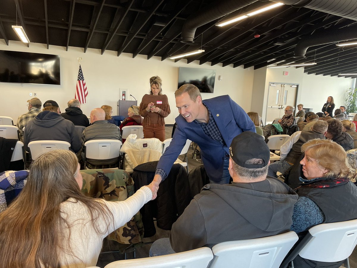 brettlindstrom's tweet photo. It was great to be back in Wakefield yesterday and see so many familiar faces from the campaign trail at the Cedar, Dakota, Dixon &amp; Wayne County Gubernatorial Forum! Thanks to all who worked hard to organize and make this event a success. I look forward to visiting again soon! https://t.co/K243DDzdbw