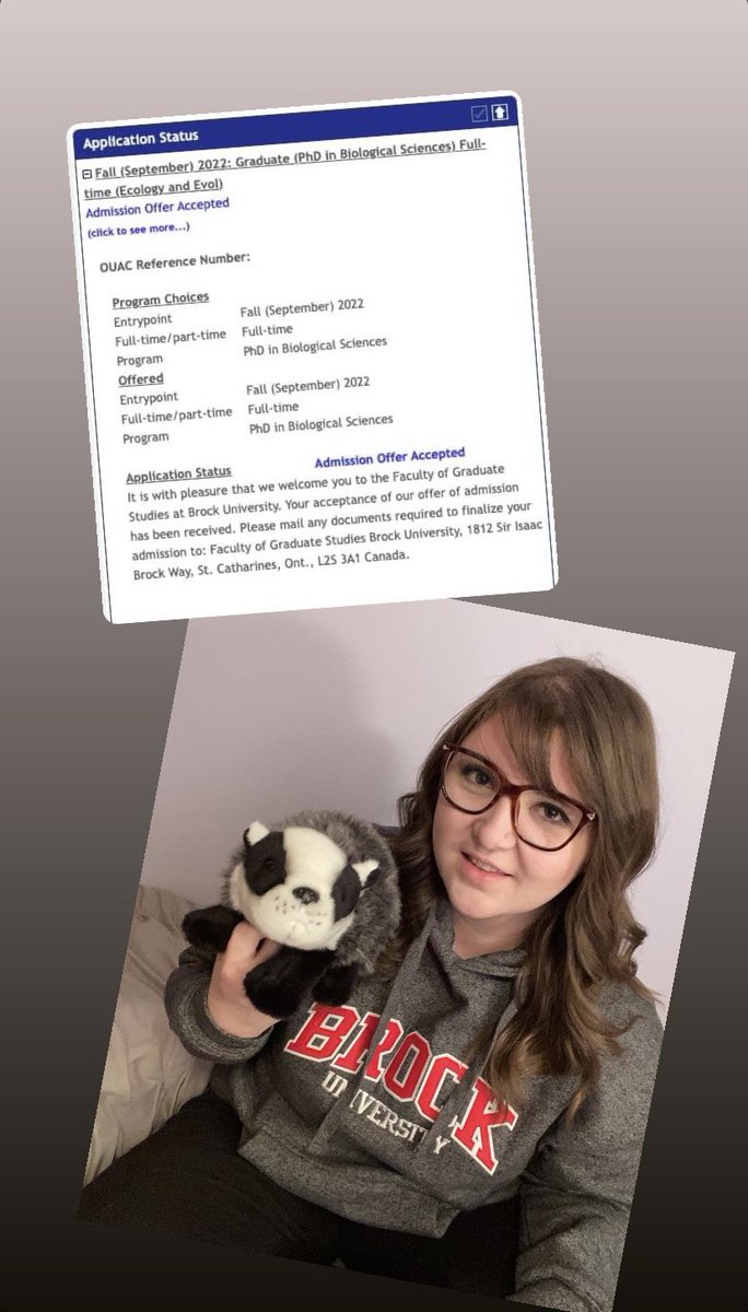 almostdrwilder's tweet photo. Very excited to have accepted my offer of admission for my #phd with @photopidge at @BrockUniversity I canโt wait until next fall! https://t.co/KvS0T1udn1