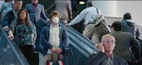 The Big Short (2015) was a movie about Brad Pitt's character predicting and betting on a mask fashion craze.