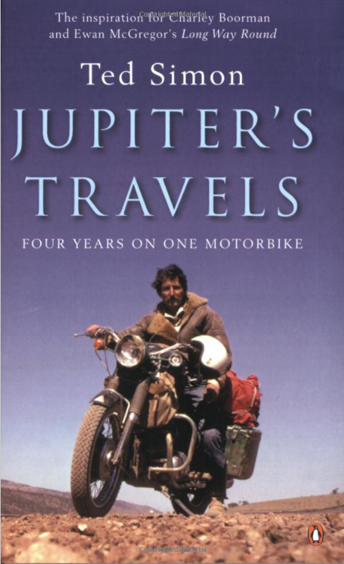 Jupiters Travels Ted Simon @Jupitalia #rtw ISBN:9780965478526 amazon.co.uk/Jupiters-Trave… #motorcycleBooks #Motorcycle #adventure #travel #authors The book that started it all for many.