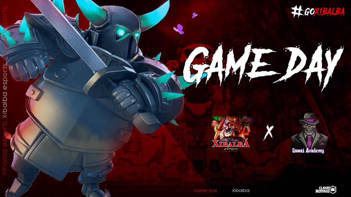 #ClashRoyale 

Mach Day 🔥

🏆|<a href="/LigaClashroyal/">𝕃𝕒 𝕝𝕚𝕘𝕒</a> 
🆚|<a href="/Gawai_Academy1/">GAWAI ACADEMY ♠</a> 
🕰|8:00 pm 🇲🇽