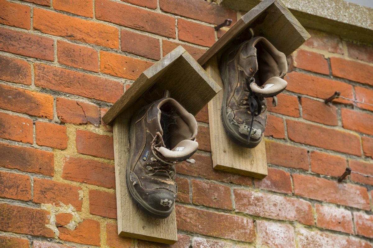 nationaltrust's tweet photo. Need inspiration for a bird box with a difference? 

Look no further than this pair @HughendenNT in Buckinghamshire. https://t.co/Ko51ZIdPAF