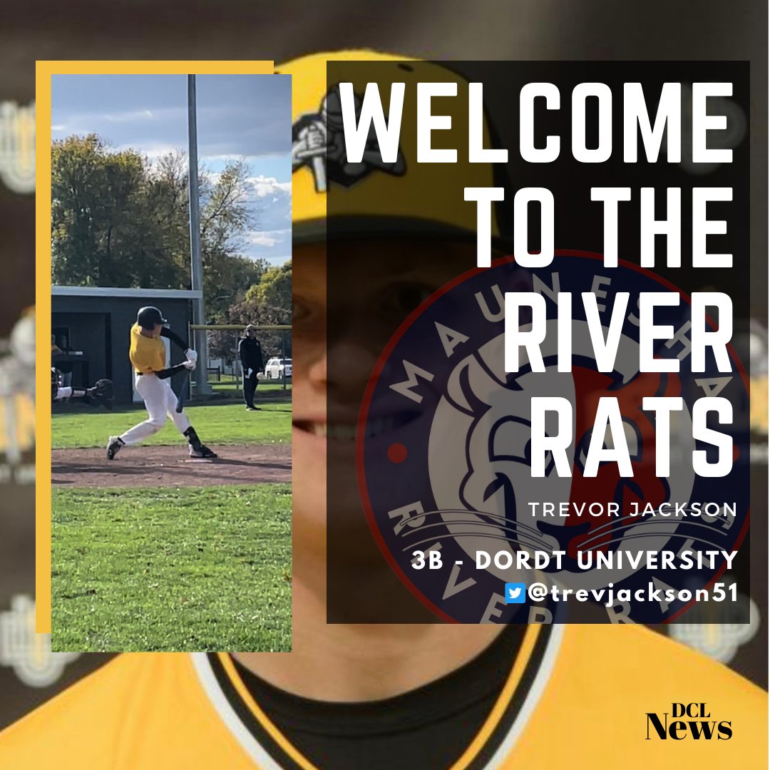 Maunesha River Rats sign <a href="/trevjackson51/">Trevor Jackson</a> from Dordt University for the 2022 season. The Sophomore 3B is originally from Westminster, Colorado.

Full Article below
dairylandcollegiateleague.com/view/dairyland…