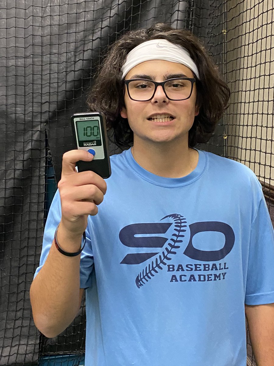 Congrats <a href="/MNascimento302/">Michael Nascimento</a> on joining the 100mph club <a href="/WellsExpress/">Wells College Athletics</a>