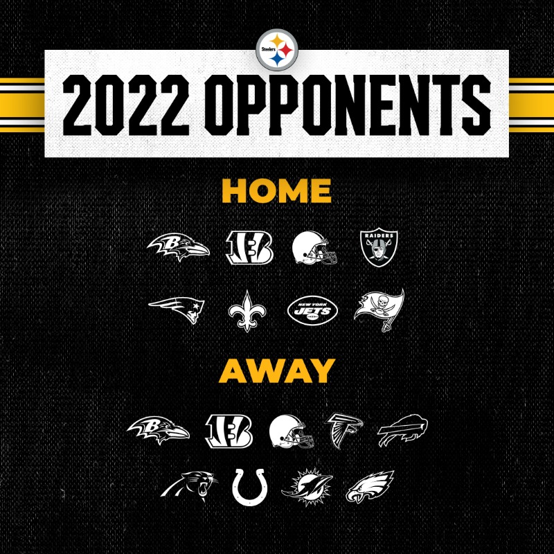 Steelers' 2022 Opponents Now Set - Steelers Depot